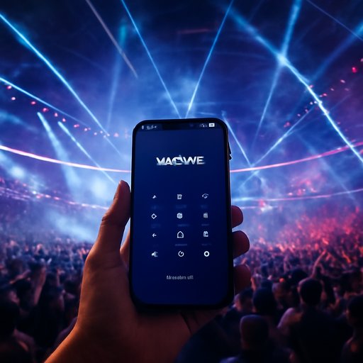wicket login keypad on smartphone display